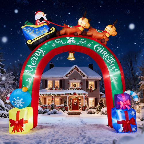 10ft lighted christmas - lighted,