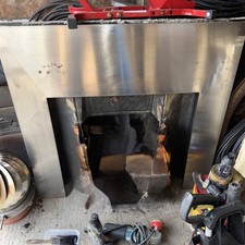 Polished steel  Fire Back