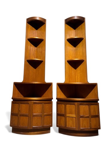 Pair nathan squares teak - pair, of