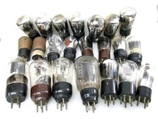 EARLY 4/5 PIN BASE VALVES JOB LOT - MULLARD, COSSOR, PHILIPS ETC. 22 PCS.
