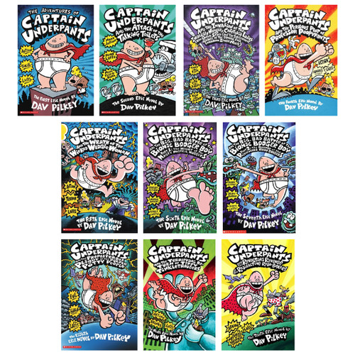 Captain underpants book - underpants, 10