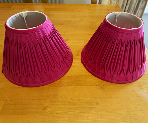 Pair lamp shades - of,