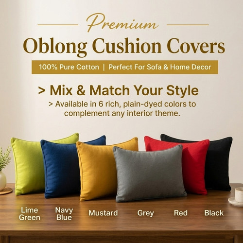 Plain dyed oblong - dyed,