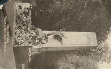 Real photo hawick wilton lodge park war memorial W henderson local publisher