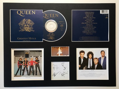 Queen signed autographed - -,