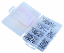 100 PC Pieces Assorted Rivets Kit Set Hand Air Pop Rivet Gun Riveter