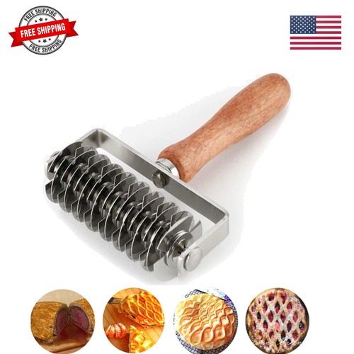 Pastry lattice roller - roller, cutter