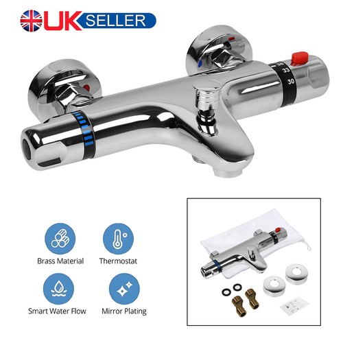 Chrome bathroom thermostatic - bathroom,