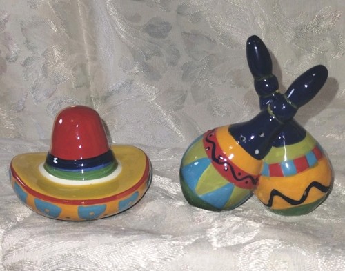Colorful ceramic maracas and - colorful,
