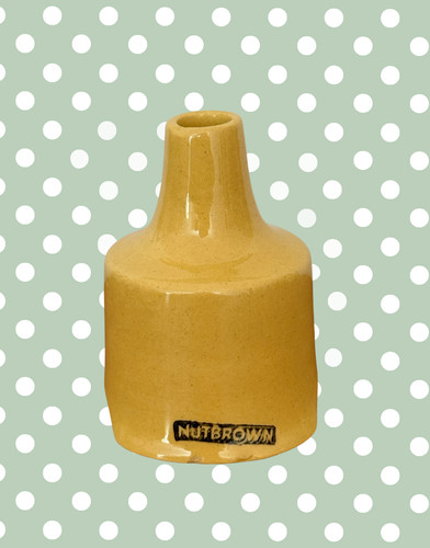Vintage nutbrown mustard - nutbrown,