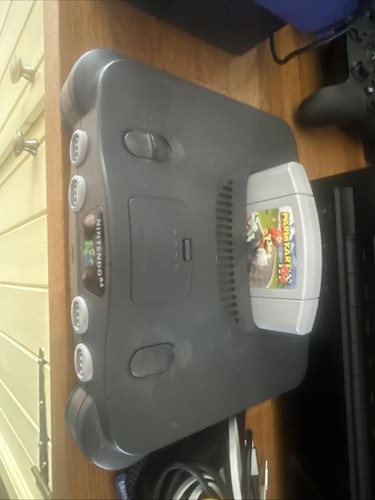 Nintendo console with mario - nintendo, 64