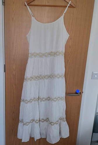 Spanish summer maxi dress - summer, size