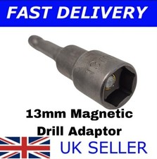 🔥13mm Magnetic Tent Peg Drill Adaptor Camping For Use WIth Drill Top Pegs