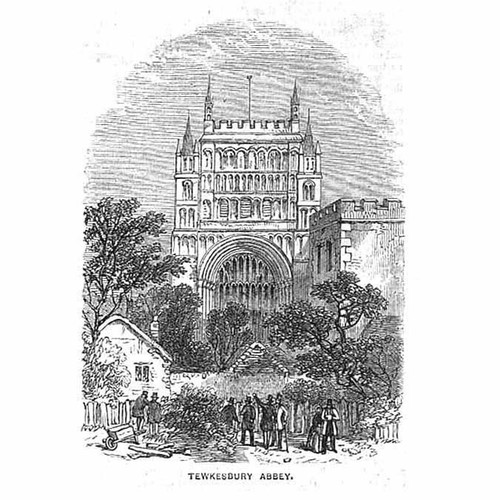 Tewkesbury abbey antique - tewkesbury,