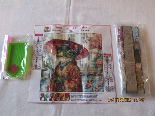 New diamond art kit - diamond, japanese