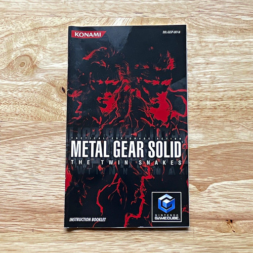 Konami metal gear - gear, solid: