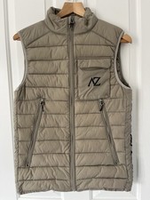 Alessandro Zavetti Body Warmer Gilet Size S Beige Versatile Transition Piece