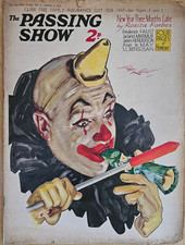 THE PASSING SHOW N0 250 V 5 January 2 1937 Magazine Clown cover Frederick Faust