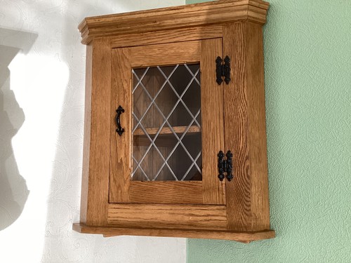 Solid oak wall corner - solid,
