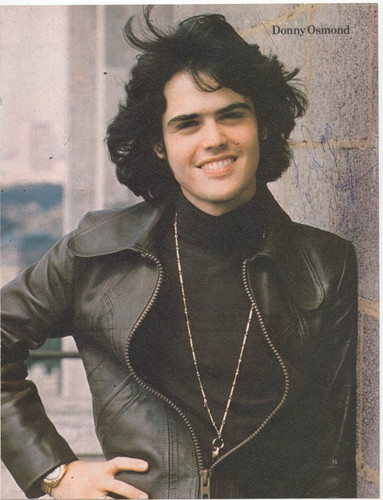 Donny osmond vintage signed - vintage,
