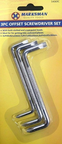 3pc offset screwdriver - 3pc,
