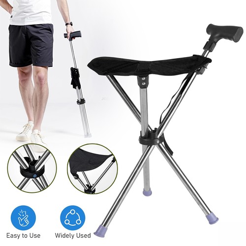 Walking stick with - stick, seat