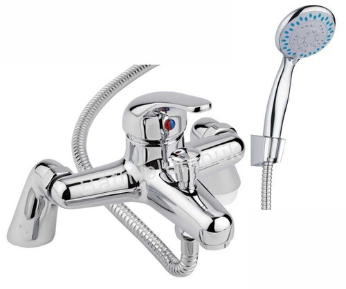 Shower kit twin head - head, chrome