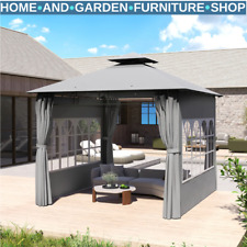 3x3m Metal Garden Gazebo with