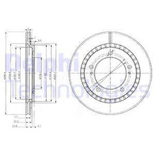 2x New Brake Disc for