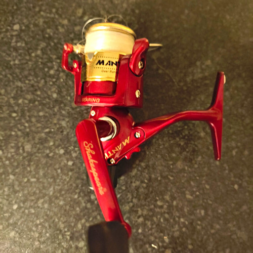 Shakespeare red gold spinning - shakespeare,