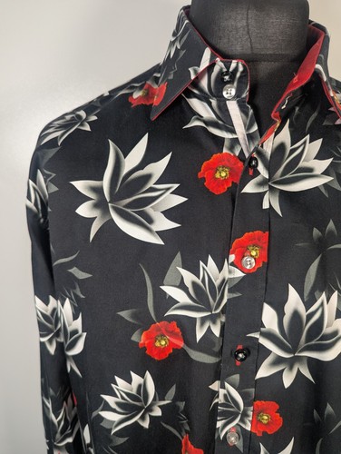 Claudio lugli shirt flowers - lugli,