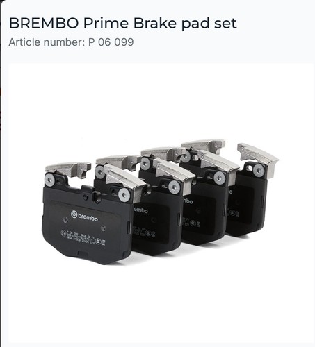 Brake pads 106 brembo - p, for