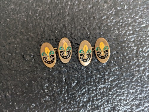 Boy scouts cufflinks - scouts,