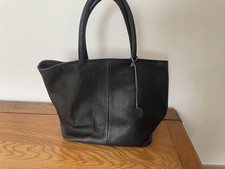 Debenhams black leather hand - leather,