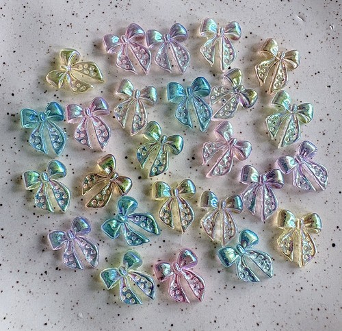30pcs mixed iridescent nail - 30pcs,