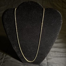 14K Yellow Gold 24in. Diamond