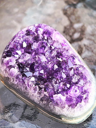 Uruguayan deep purple amethyst - deep,