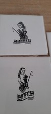 Sexy Tiles! x7, Reclaimed Bondage S&M Themed Tiles, Different Prints Unique Look