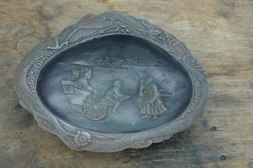 Antique japanese copper plated - antique,