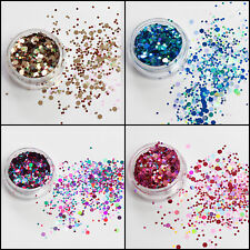 Wax Melts Chunky Mixed Glitter Pot-Nail Face Eye Body Tattoo Festival Cosmetic
