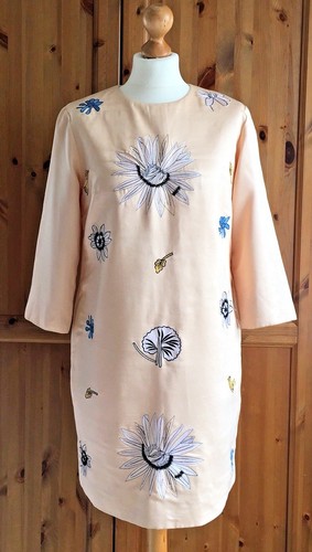 Topshop shift dress - shift, nude