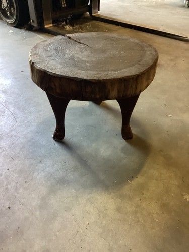 Natural wood tree trunk slab - natural,