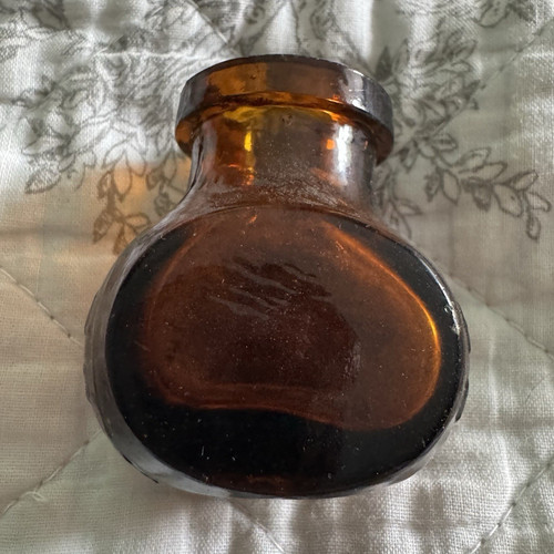 Bovril vintage amber glass - bovril,