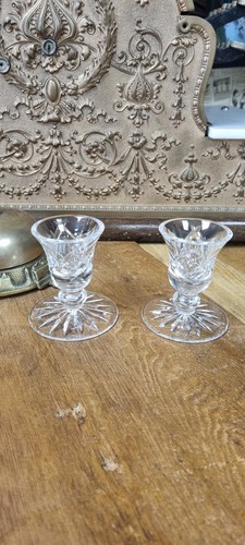 Pair waterford glass - of,