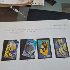 PITCAIRN ISLANDS 2001 SG 600-603 REEF FISH MNH