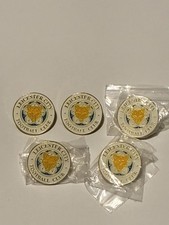 5x  Leicester City Enamel Pin