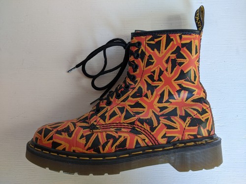 Martens orange black - martens,