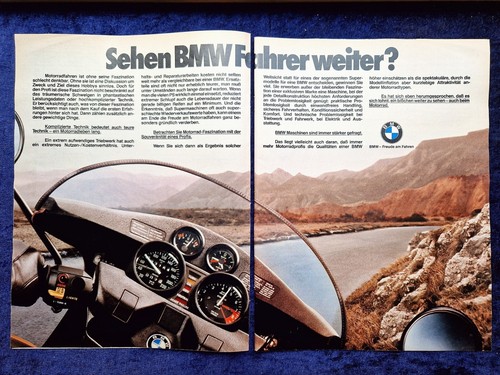 Bmw motorrad advertising - advertising, 1979
