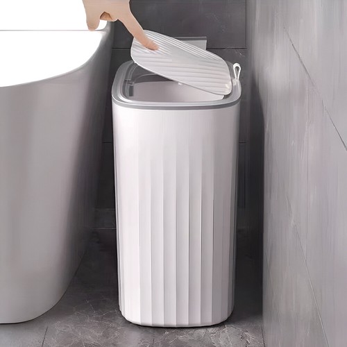 Bathroom press type lid - press,