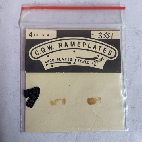4mm etched brass - brass, 3551